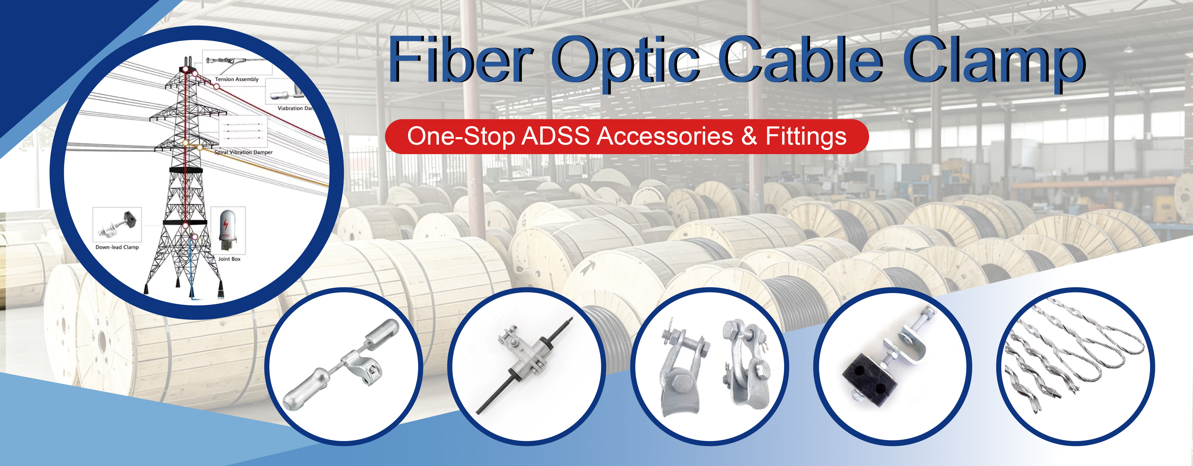 fiber optic clamp